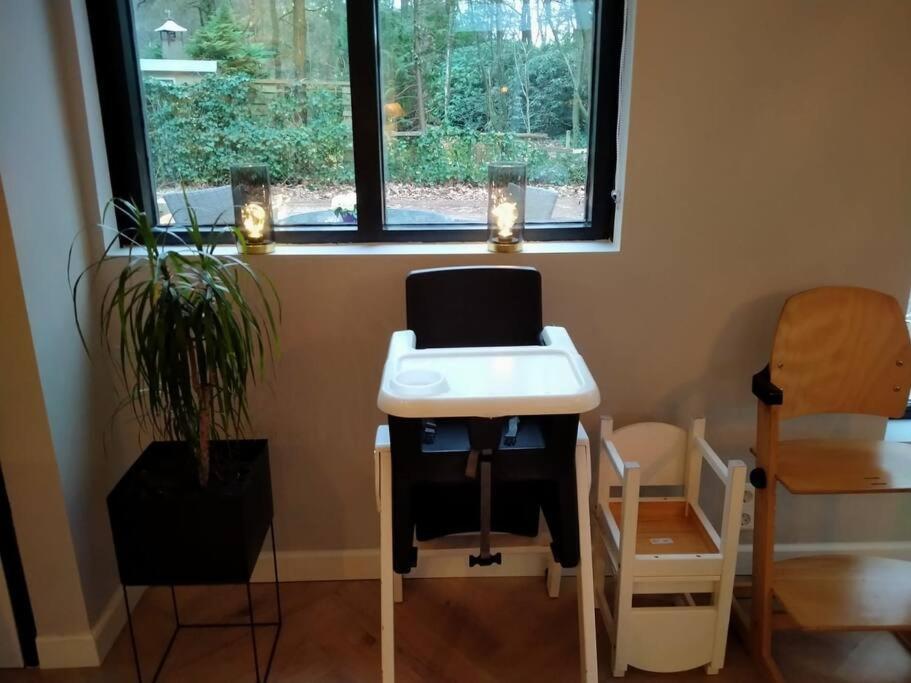 Kindvriendelijke Bungalow In Het Bos Bij Zwemmeer. Vilsteren المظهر الخارجي الصورة